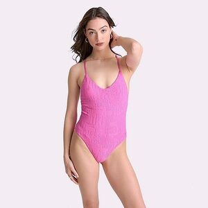 Nike Retro Flow T-Back‎ Pink One-Piece Swimsuit XL nwt
